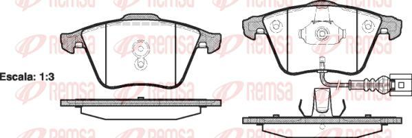 Kawe 0964 41 - Kit de plaquettes de frein, frein à disque cwaw.fr