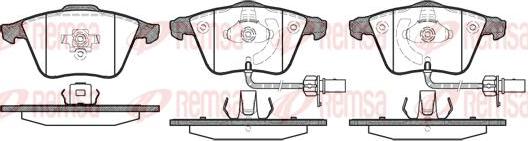 Kawe 0964 12 - Kit de plaquettes de frein, frein à disque cwaw.fr