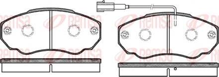 Kawe 0960 01 - Kit de plaquettes de frein, frein à disque cwaw.fr