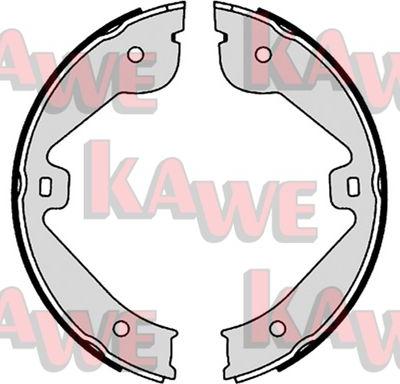 Kawe 09150 - Jeu de mâchoires de frein, frein de stationnement cwaw.fr