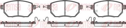 Kawe 0985 02 - Kit de plaquettes de frein, frein à disque cwaw.fr