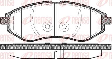 Kawe 0986 00 - Kit de plaquettes de frein, frein à disque cwaw.fr