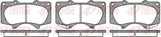 Kawe 0988 00 - Kit de plaquettes de frein, frein à disque cwaw.fr