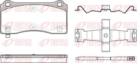 Kawe 0983 14 - Kit de plaquettes de frein, frein à disque cwaw.fr