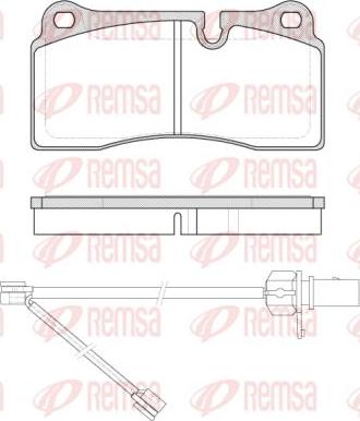 Kawe 0983 21 - Kit de plaquettes de frein, frein à disque cwaw.fr