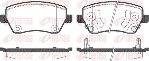 Kawe 0987 02 - Kit de plaquettes de frein, frein à disque cwaw.fr