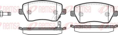 Kawe 0987 11 - Kit de plaquettes de frein, frein à disque cwaw.fr