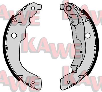 Kawe 09220 - Jeu de mâchoires de frein cwaw.fr