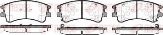 Kawe 0970 02 - Kit de plaquettes de frein, frein à disque cwaw.fr