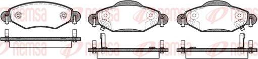 Kawe 0978 02 - Kit de plaquettes de frein, frein à disque cwaw.fr