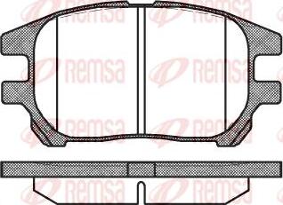 Kawe 0972 00 - Kit de plaquettes de frein, frein à disque cwaw.fr