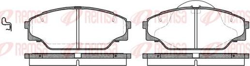 Kawe 0442 04 - Kit de plaquettes de frein, frein à disque cwaw.fr