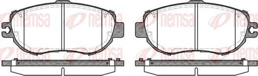 Kawe 0456 00 - Kit de plaquettes de frein, frein à disque cwaw.fr