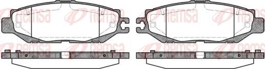 Kawe 0457 00 - Kit de plaquettes de frein, frein à disque cwaw.fr