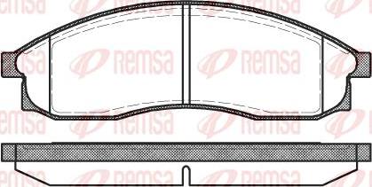 Kawe 0469 00 - Kit de plaquettes de frein, frein à disque cwaw.fr