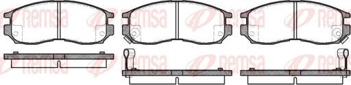 Kawe 0460 02 - Kit de plaquettes de frein, frein à disque cwaw.fr