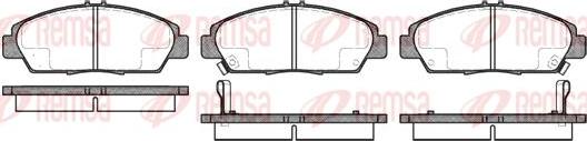 Kawe 0406 02 - Kit de plaquettes de frein, frein à disque cwaw.fr