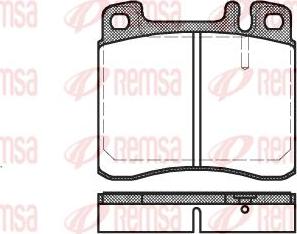 Kawe 0408 00 - Kit de plaquettes de frein, frein à disque cwaw.fr