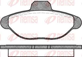 Kawe 0414 00 - Kit de plaquettes de frein, frein à disque cwaw.fr