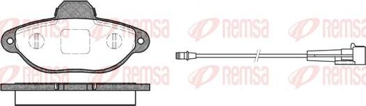 Kawe 0414 01 - Kit de plaquettes de frein, frein à disque cwaw.fr