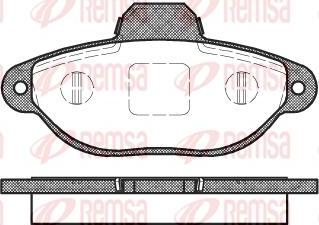 Kawe 0414 20 - Kit de plaquettes de frein, frein à disque cwaw.fr