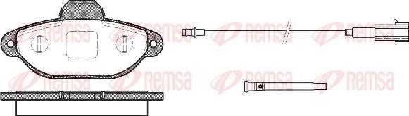 Kawe 0414 21 - Kit de plaquettes de frein, frein à disque cwaw.fr