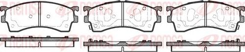 Kawe 0415 12 - Kit de plaquettes de frein, frein à disque cwaw.fr