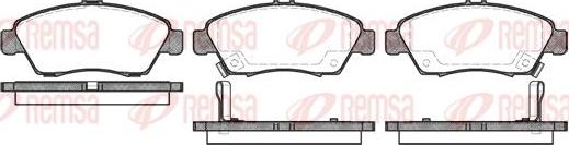 Kawe 0418 02 - Kit de plaquettes de frein, frein à disque cwaw.fr