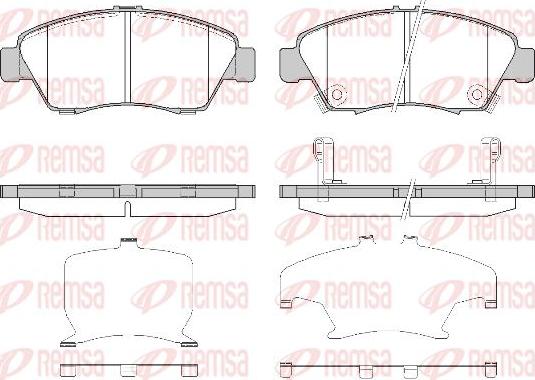 Kawe 0418 32 - Kit de plaquettes de frein, frein à disque cwaw.fr