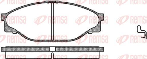 Kawe 0412 20 - Kit de plaquettes de frein, frein à disque cwaw.fr