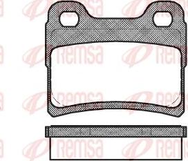 Kawe 0417 10 - Kit de plaquettes de frein, frein à disque cwaw.fr