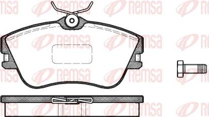 Kawe 0480 00 - Kit de plaquettes de frein, frein à disque cwaw.fr