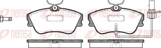 Kawe 0480 21 - Kit de plaquettes de frein, frein à disque cwaw.fr