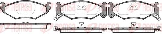 Kawe 0483 02 - Kit de plaquettes de frein, frein à disque cwaw.fr