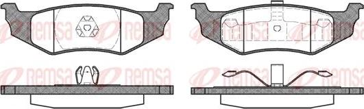 Kawe 0482 40 - Kit de plaquettes de frein, frein à disque cwaw.fr