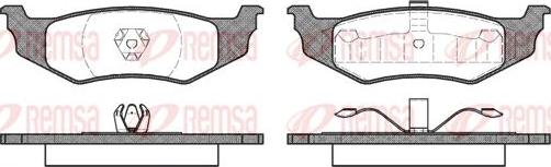 Kawe 0482 00 - Kit de plaquettes de frein, frein à disque cwaw.fr