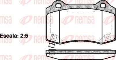 Kawe 0434 54 - Kit de plaquettes de frein, frein à disque cwaw.fr