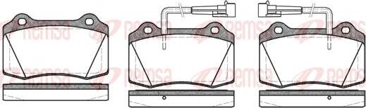 Kawe 0434 22 - Kit de plaquettes de frein, frein à disque cwaw.fr