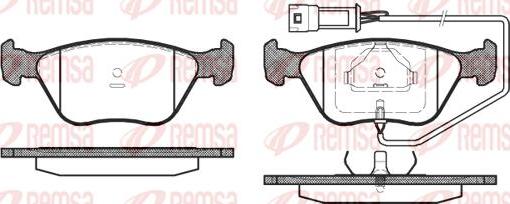 Kawe 0437 02 - Kit de plaquettes de frein, frein à disque cwaw.fr