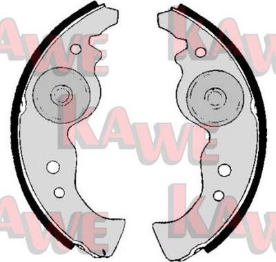 Kawe 04370 - Jeu de mâchoires de frein cwaw.fr