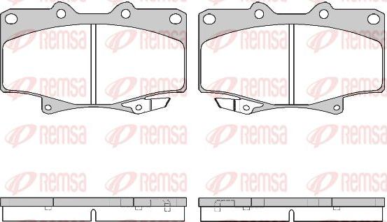 Kawe 0429 04 - Kit de plaquettes de frein, frein à disque cwaw.fr