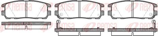 Kawe 0426 02 - Kit de plaquettes de frein, frein à disque cwaw.fr