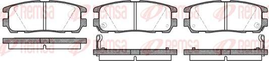 Kawe 0426 12 - Kit de plaquettes de frein, frein à disque cwaw.fr