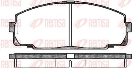 Kawe 0421 00 - Kit de plaquettes de frein, frein à disque cwaw.fr