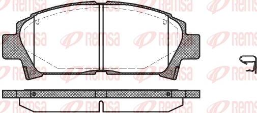 Kawe 0427 02 - Kit de plaquettes de frein, frein à disque cwaw.fr