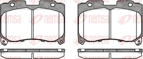 Kawe 0474 04 - Kit de plaquettes de frein, frein à disque cwaw.fr