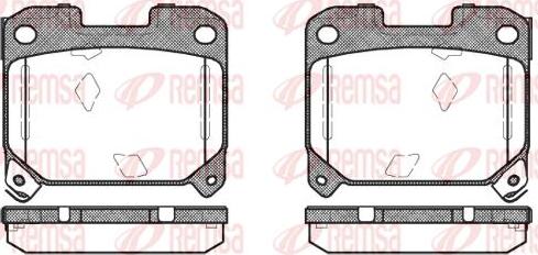 Kawe 0475 04 - Kit de plaquettes de frein, frein à disque cwaw.fr