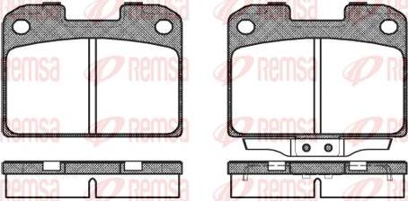 Kawe 0476 00 - Kit de plaquettes de frein, frein à disque cwaw.fr