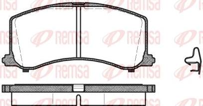 Kawe 0595 02 - Kit de plaquettes de frein, frein à disque cwaw.fr