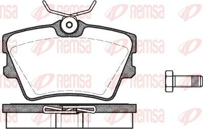 Kawe 0591 00 - Kit de plaquettes de frein, frein à disque cwaw.fr